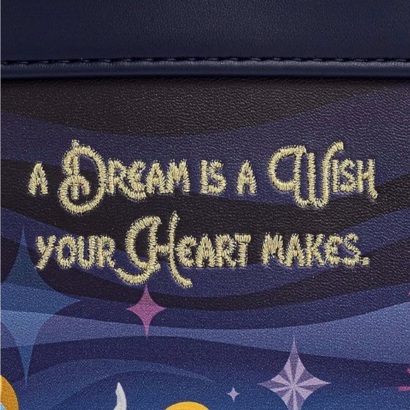 Loungefly Disney Cinderella Castle Series Mini Backpack - Blue, Purple, Gold main image 5